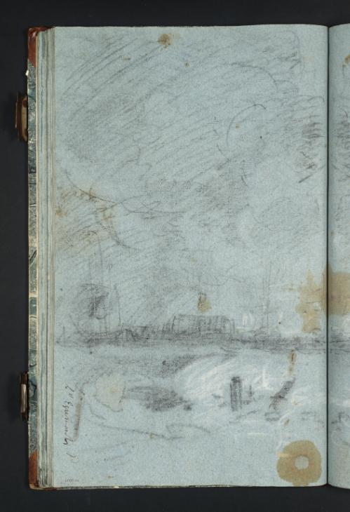 Joseph Mallord William Turner, ‘Composition Study for 'Ships Bearing up for Anchorage ("The Egremont Seapiece")'’ c.1799-1802