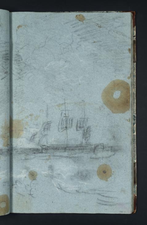 Joseph Mallord William Turner, ‘Composition Study for 'Ships Bearing up for Anchorage ("The Egremont Seapiece")'’ c.1799-1802