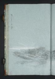 Study of a Fishing Boat Riding a Large Breaker, for ‘Fishermen upon a Lee-Shore, in Squally Weather’, Joseph Mallord William Turner, c.1799–1805, Chalk on paper