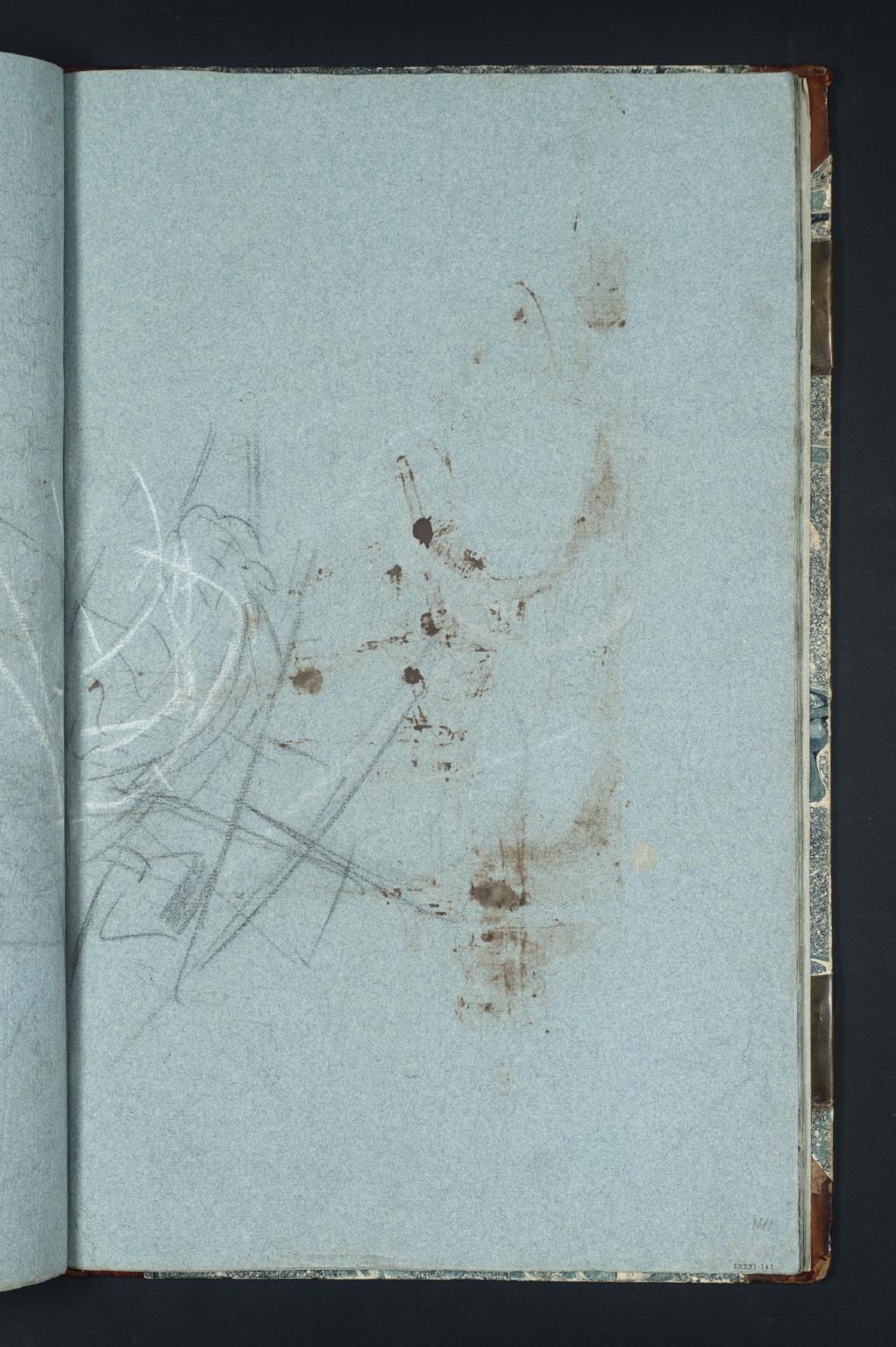 A Large Ship Lying on her Side, with a Small Sailing Boat: Study for the ‘Shipwreck’