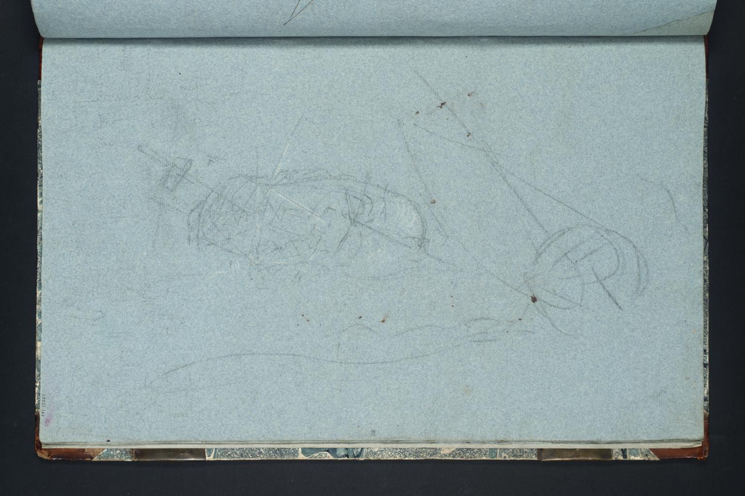 A Large Ship Lying on her Side, with a Sailing Boat, for the ‘Shipwreck’