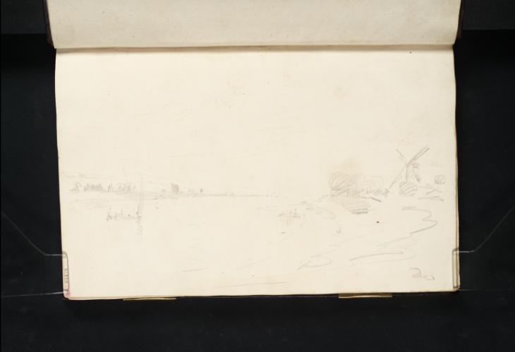 Joseph Mallord William Turner, ‘View on the River Dee, with a Windmill’ 1801