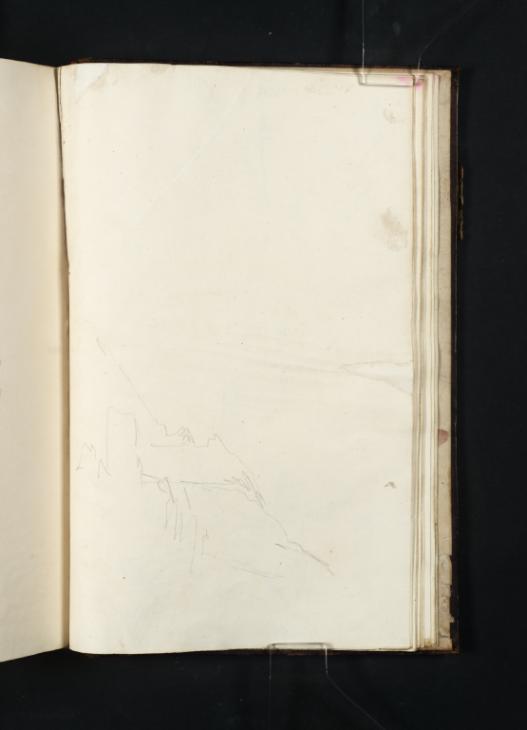Joseph Mallord William Turner, ‘Cliffs ?below Helmsley Castle’ 1801