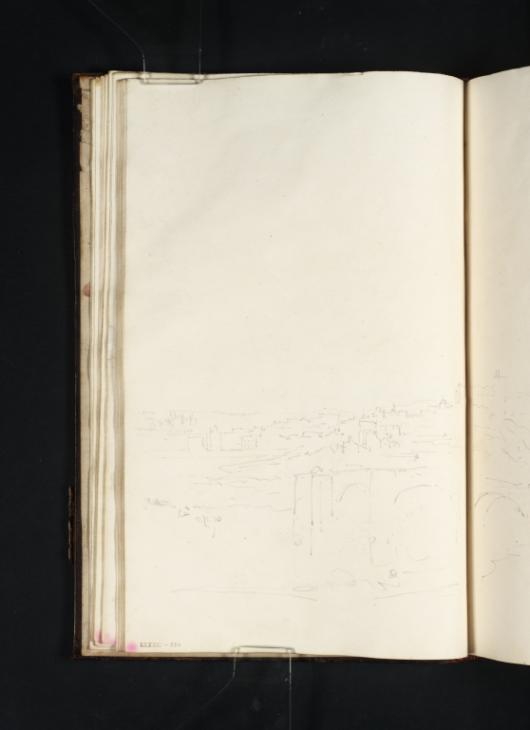 Joseph Mallord William Turner, ‘View of Carlisle from the North, with a Bridge over the River Eden in the Foreground’ 1801