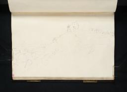 Ruins on a Hill above a Flat Plain, Joseph Mallord William Turner, 1801, Graphite on paper