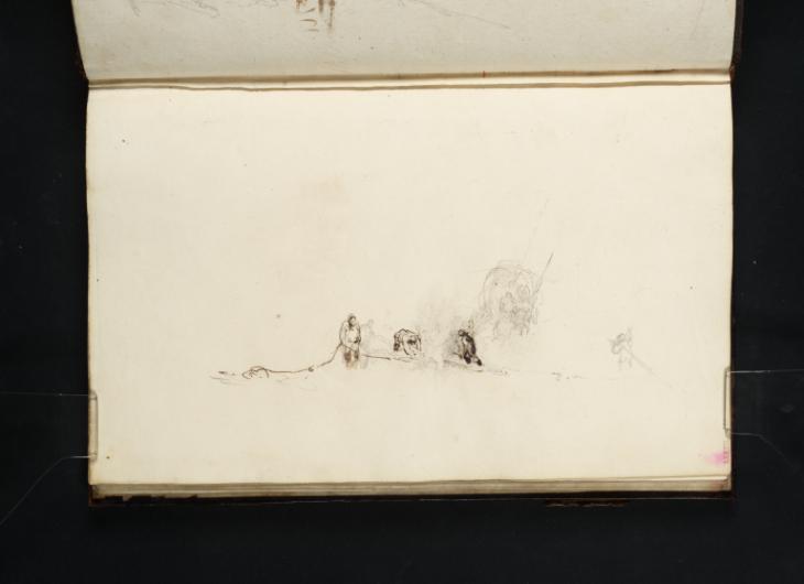 Joseph Mallord William Turner, ‘Fishermen Launching a Boat’ 1801