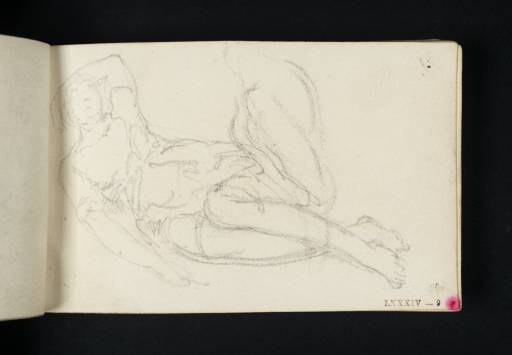 Joseph Mallord William Turner, ‘Two Women, Semi-Draped, One Reclining, Another Seated’ c.1800-7