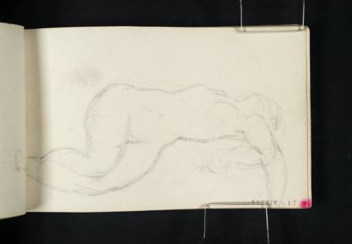Joseph Mallord William Turner, ‘A Nude Woman, Reclining’ c.1800-7