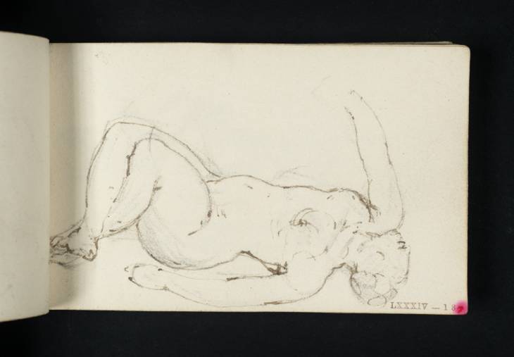 Joseph Mallord William Turner, ‘A Nude Woman, Reclining’ c.1800-7