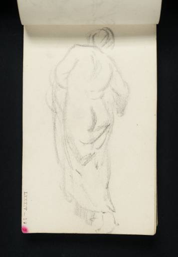 Joseph Mallord William Turner, ‘A Standing Woman, Draped’ c.1800-7