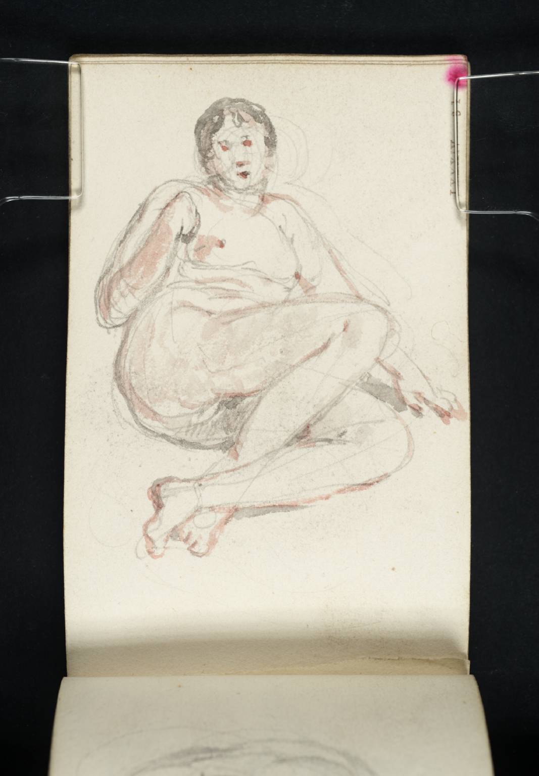 A Nude Woman Seated