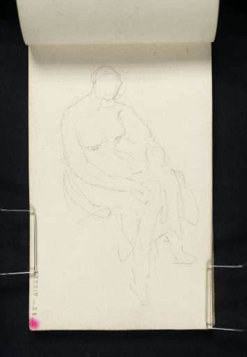Joseph Mallord William Turner, ‘A Woman Seated, Draped’ c.1800-7