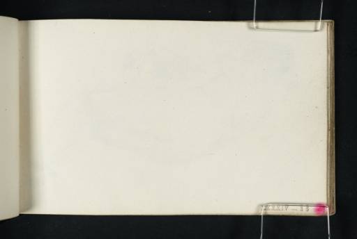 Joseph Mallord William Turner, ‘Blank’ c.1804 (Blank right-hand page of sketchbook)