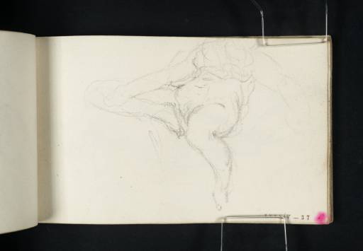 Joseph Mallord William Turner, ‘Torso and Legs of a Nude Woman’ c.1800-7