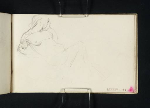 Joseph Mallord William Turner, ‘A Nude Woman Seated’ c.1800-7