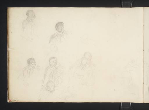 Joseph Mallord William Turner, ‘Studies of a Black Servant and Other Figures’ c.1807-10