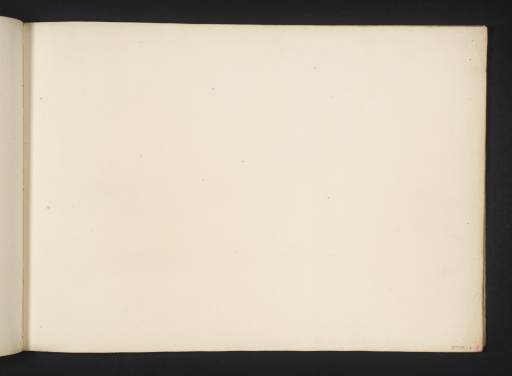 Joseph Mallord William Turner, ‘Blank’ c.1804-9 (Blank right-hand page of sketchbook)