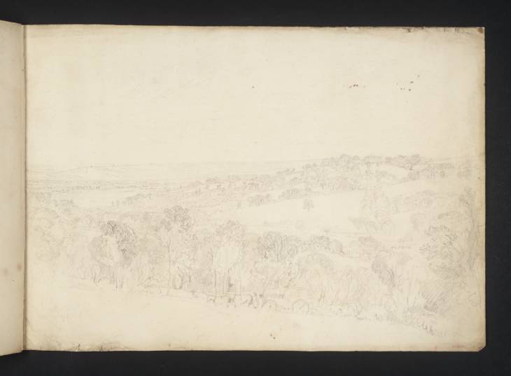 Joseph Mallord William Turner, ‘Landscape, with Somer Hill in the Distance’ 1810