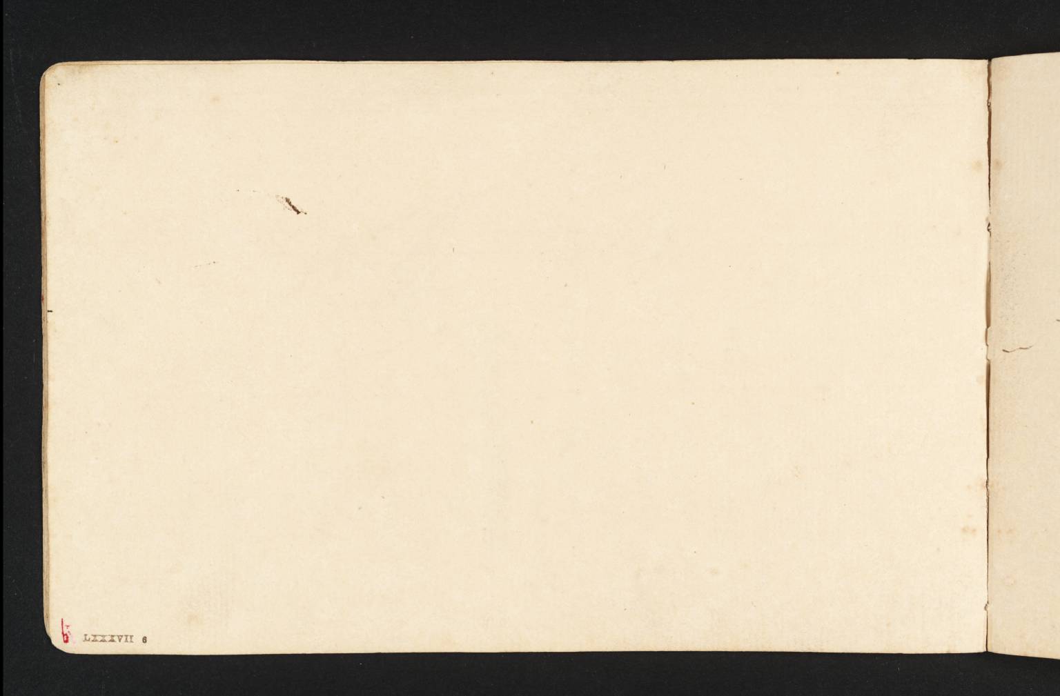 Joseph Mallord William Turner, 'Blank' (J.M.W. Turner: Sketchbooks