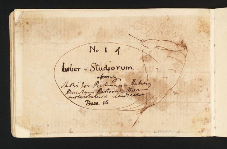 Joseph Mallord William Turner, ‘Design for a Title for the 'Liber Studiorum'’ c.1806