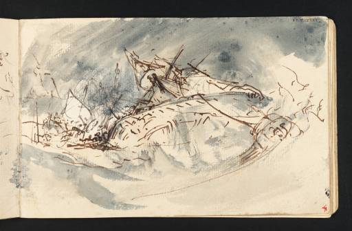 Joseph Mallord William Turner, ‘Study for 'The Shipwreck'’ c.1805