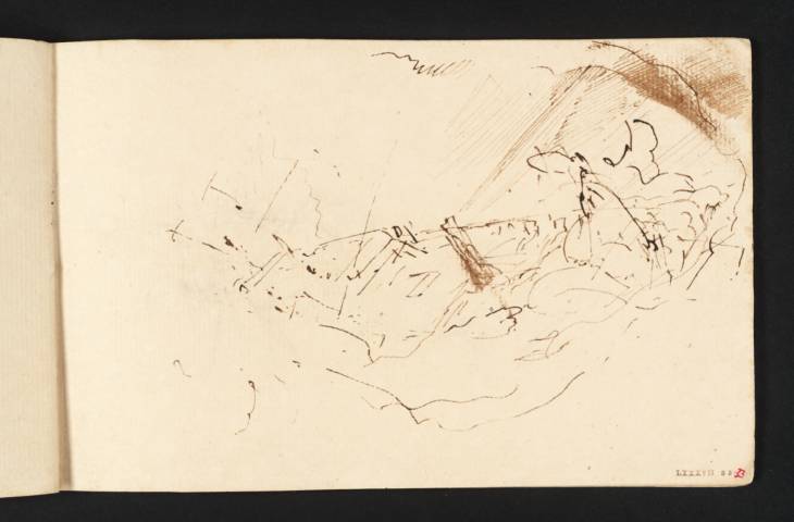Joseph Mallord William Turner, ‘A Ship in Distress’ c.1805