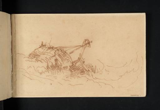 Joseph Mallord William Turner, ‘A Stranded Ship’ c.1805