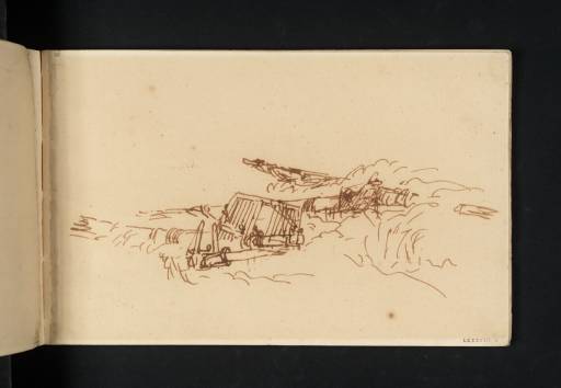 Joseph Mallord William Turner, ‘Wreckage in Surf’ c.1805
