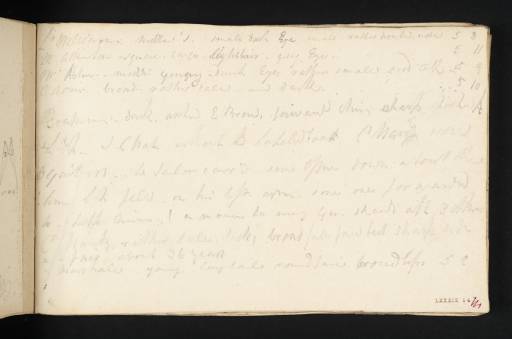 Joseph Mallord William Turner, ‘Notes on Officers and Men of the 'Victory' (Inscriptions by Turner)’ 1805
