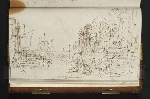 Joseph Mallord William Turner, ‘?Sketch for 'Dido Building Carthage'’ 1805