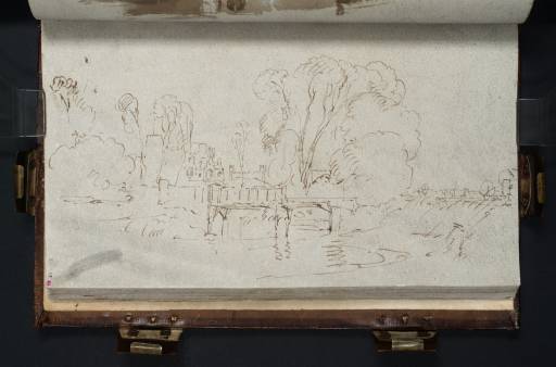 Joseph Mallord William Turner, ‘Kew Palace with Syon House in the Distance to the Right; the Dutch House in the Foreground’ 1805