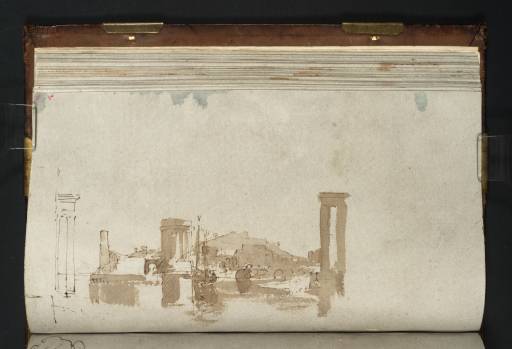 Joseph Mallord William Turner, ‘Classical Buildings, with Shipping’ 1805