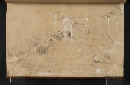 Joseph Mallord William Turner, ‘Pevensey Castle; Below the Gatehouse’ c.1806-10