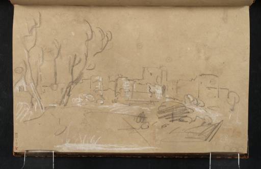 Joseph Mallord William Turner, ‘Pevensey Castle; the South Walls’ c.1806-10