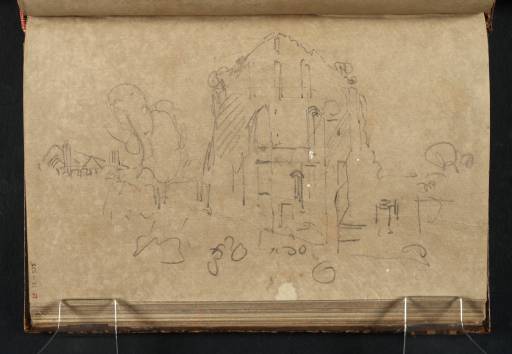 Joseph Mallord William Turner, ‘Battle Abbey; the Dormitory’ c.1806-10