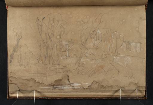 Joseph Mallord William Turner, ‘Battle Abbey Seen through Trees’ c.1806-10