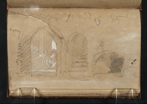 Joseph Mallord William Turner, ‘Interior of a Medieval Building’ c.1806-10