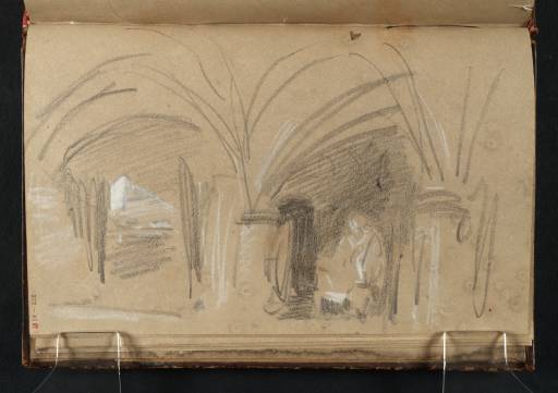 Joseph Mallord William Turner, ‘Interior of a Medieval Building’ c.1806-10