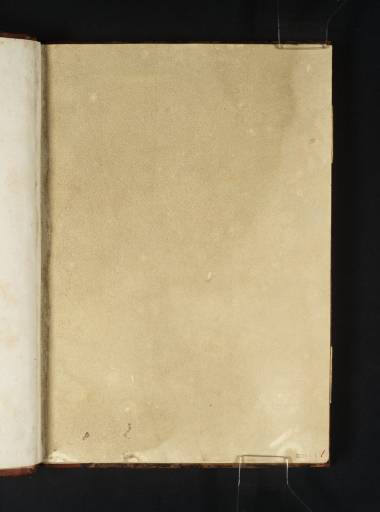 Joseph Mallord William Turner, ‘Blank’ c.1804-6 (Blank right-hand page of sketchbook)