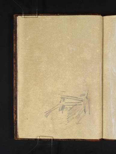 Joseph Mallord William Turner, ‘Detail of a Wooden Bridge’ c.1806-10