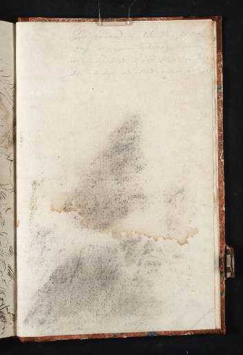 Joseph Mallord William Turner, ‘Inscription by Turner’ 1805