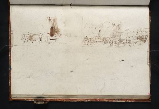 Joseph Mallord William Turner, ‘Studies of a Boat and Cows: ?for 'Abingdon'’ 1805