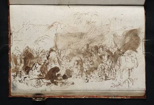 Joseph Mallord William Turner, ‘Bringing in the Harvest: ?The Last Load at Cassiobury Park’ 1805-7