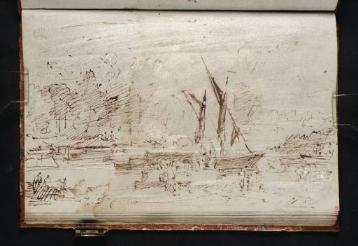 Joseph Mallord William Turner, ‘Boats on the Thames near Isleworth’ 1805