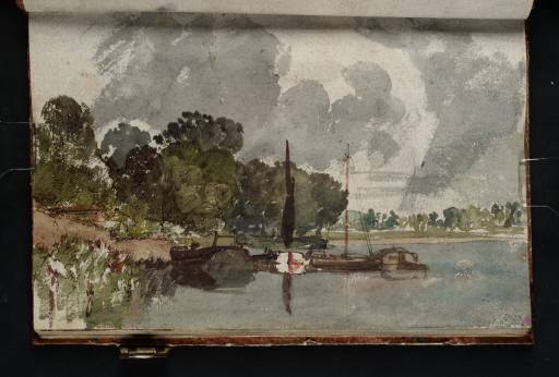 Joseph Mallord William Turner, ‘Barges on the Thames, ?Richmond/Isleworth/Kew Area’ 1805