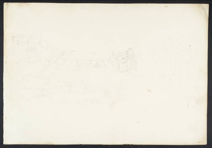 Joseph Mallord William Turner, ‘Dorchester Abbey Church, from the River Thame’ 1805