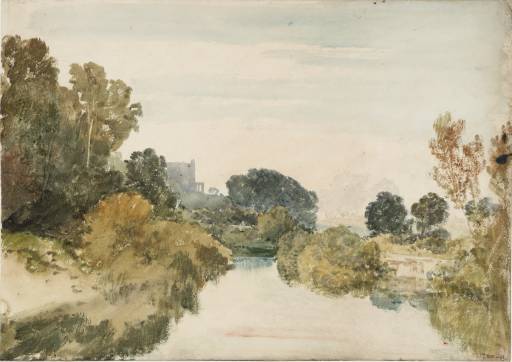 Joseph Mallord William Turner, ‘River Scene: ?Near Isleworth’ 1805