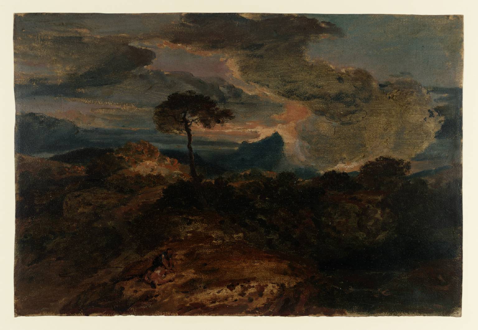 Stormy Landscape with Figures