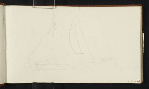 Joseph Mallord William Turner, ‘A Barge Sailing’ c.1807
