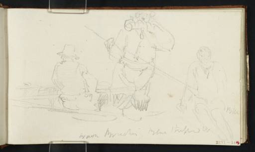Joseph Mallord William Turner, ‘Three Boatmen’ c.1807
